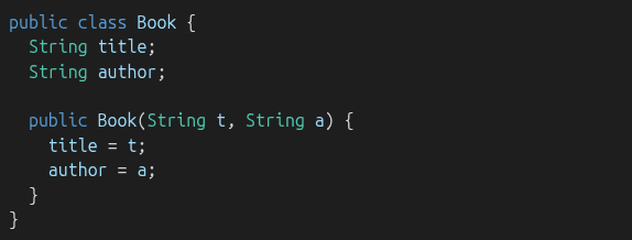dog constructor example