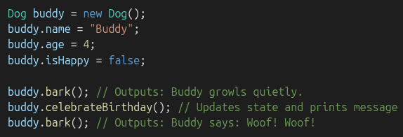 detailed dog object example