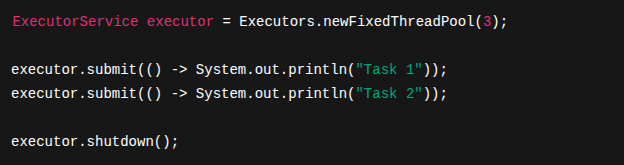 Executor Example