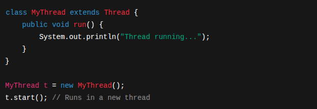 Extending Thread Example