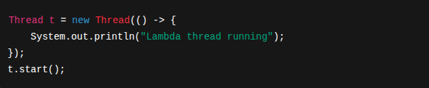 Lambda Runnable Example
