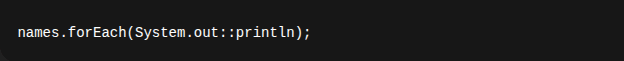 Method Reference Example