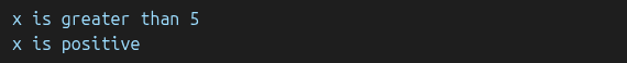 multiple ifs output