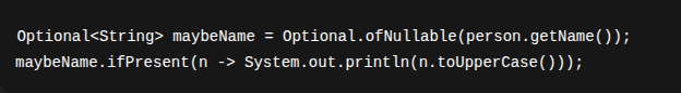 Optional Way Example
