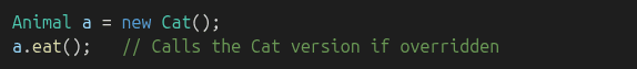 polymorphism example