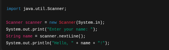 Scanner Example