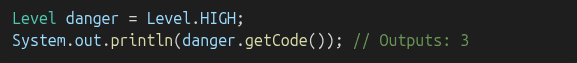 using enum with fields and methods